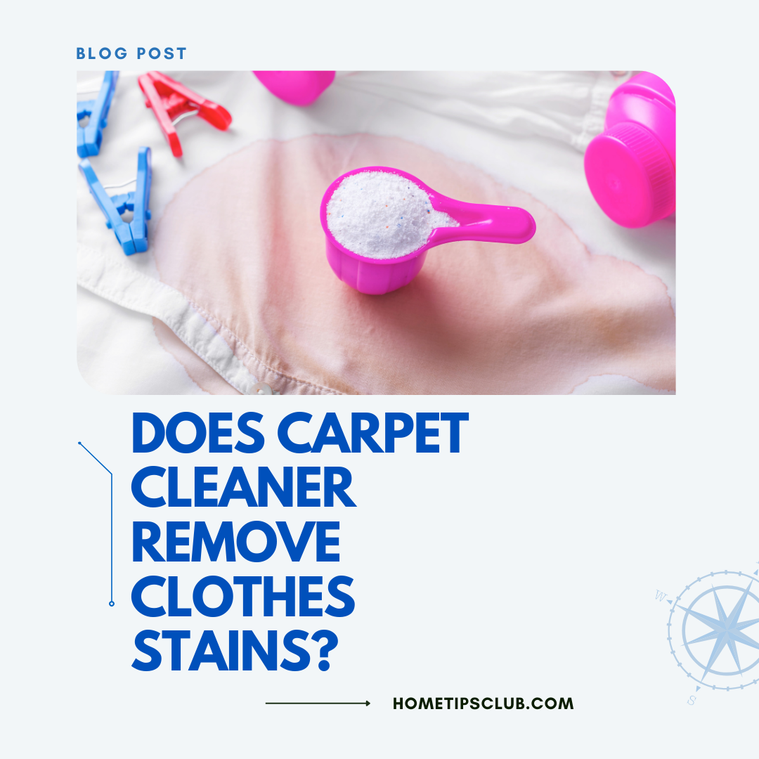 Can You Use Carpet Stain Remover On Clothes? (What You Should Know)