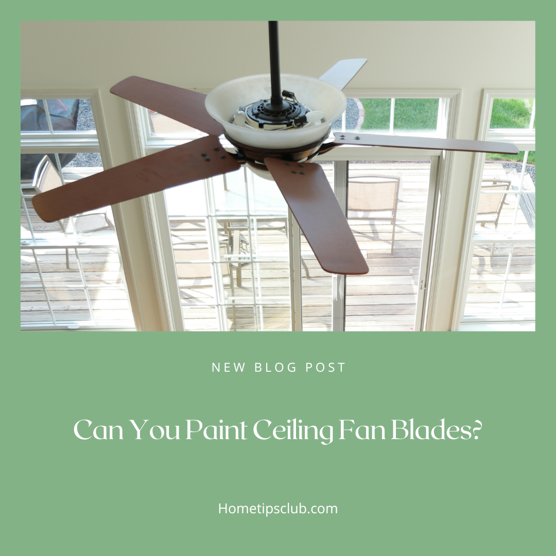 Can You Paint Ceiling Fan Blades? (What You Need To Know)