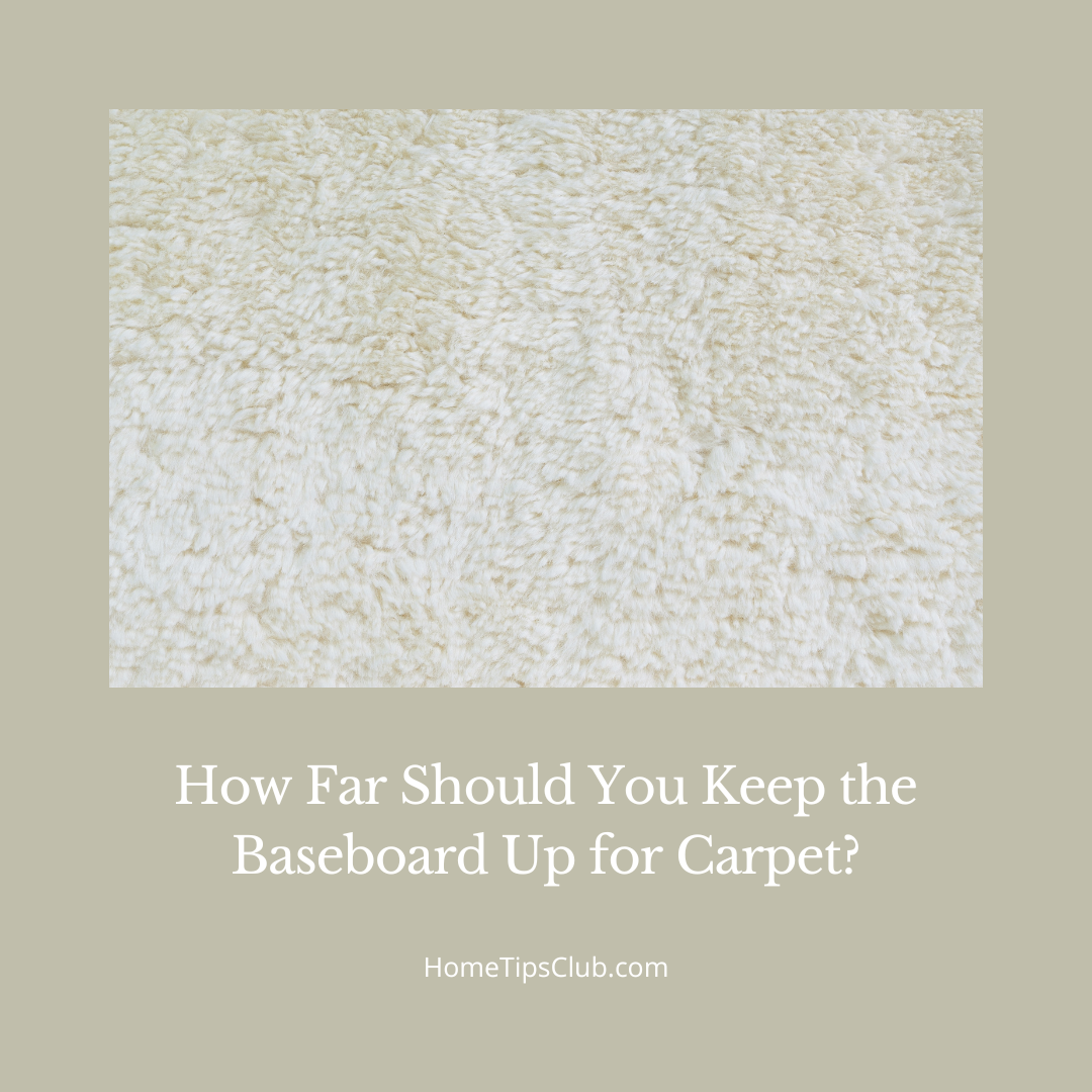How Far Should You Keep the Baseboard Up for Carpet?