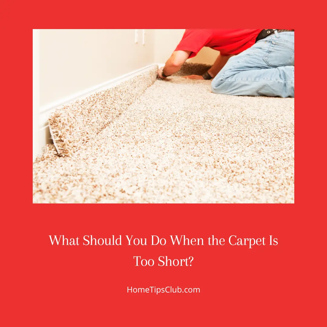 What Should You Do When the Carpet Is Too Short?