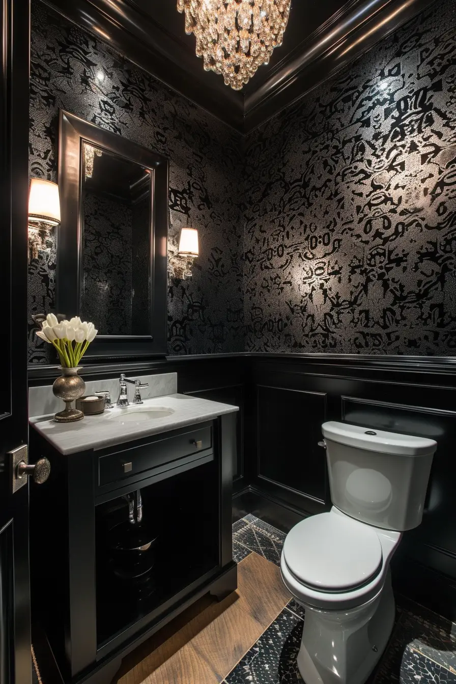 Wallpaper Ideas For Small Bathrooms