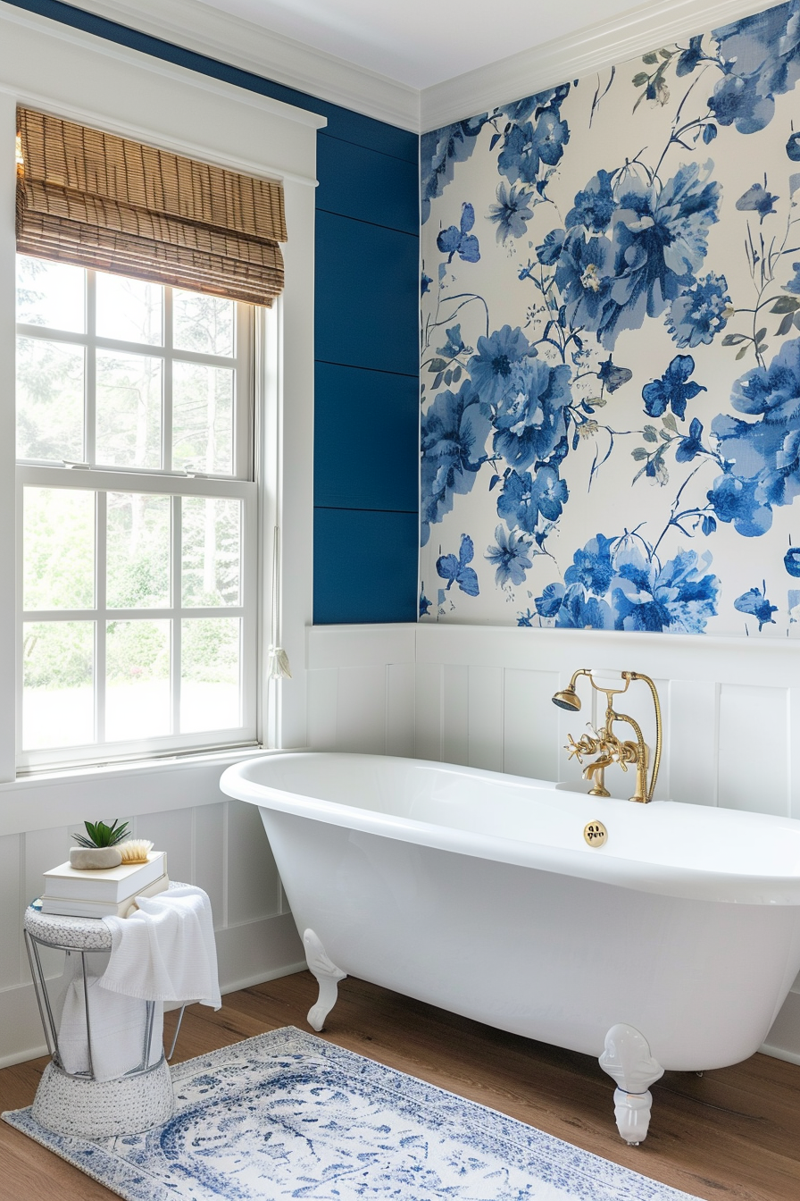 Blue and White Bathroom Ideas